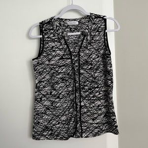 Calvin Klein black blouse Size PXS
